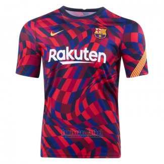 Camiseta de Entrenamiento Barcelona 2020-2021 Rojo