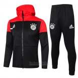 Chandal con Capucha del Bayern Munich 2020-2021 Negro