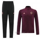 Chandal de Chaqueta del Manchester United 2020-2021 Rojo