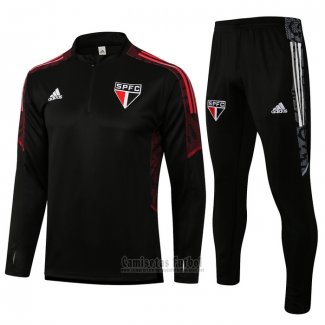 Chandal de Sudadera del Sao Paulo 2021-2022 Negro