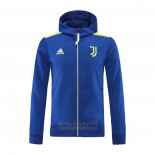 Chaqueta con Capucha del Juventus 2021-2022 Azul