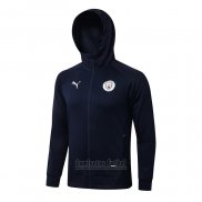 Chaqueta con Capucha del Manchester City 2021-2022 Azul