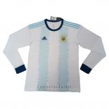 Camiseta Argentina 1ª Manga Larga 2019