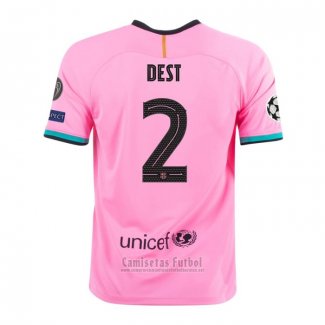 Camiseta Barcelona Jugador Dest 3ª 2020-2021