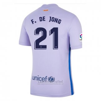 Camiseta Barcelona Jugador F.De Jong 2ª 2021-2022