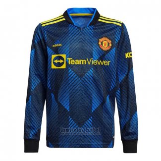 Camiseta Manchester United 3ª Manga Larga 2021-2022