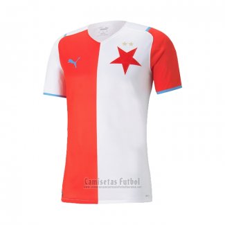 Camiseta Slavia Praha 1ª 2021-2022 Tailandia