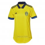 Camiseta Suecia 1ª Mujer 2020