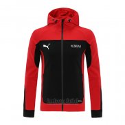 Chaqueta con Capucha del AC Milan 2021 Rojo