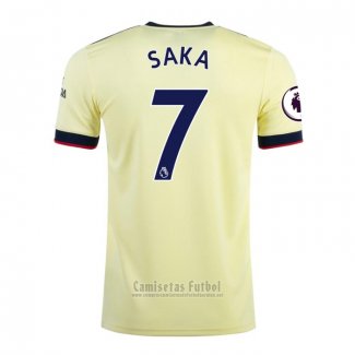 Camiseta Arsenal Jugador Saka 2ª 2021-2022