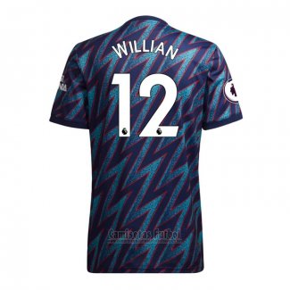 Camiseta Arsenal Jugador Willian 3ª 2021-2022