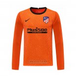 Camiseta Atletico Madrid Portero Manga Larga 2020-2021 Naranja