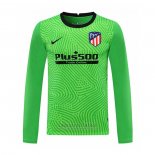 Camiseta Atletico Madrid Portero Manga Larga 2020-2021 Verde