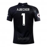 Camiseta Liverpool Portero Jugador A.Becker 2021-2022 Negro