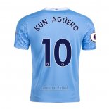 Camiseta Manchester City Jugador Kun Aguero 1ª 2020-2021