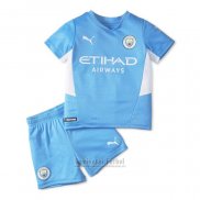 Camiseta Manchester City 1ª Nino 2021-2022