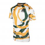 Camiseta Olympique Marsella OM Africa 2021 Blanco Naranja Verde Tailandia