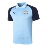 Camiseta Polo del Manchester City 2020-2021 Azul