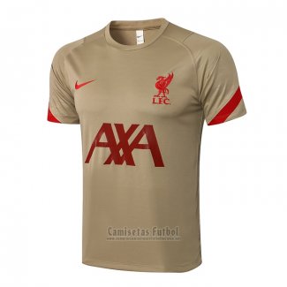 Camiseta de Entrenamiento Liverpool 2021-2022 Amarillo