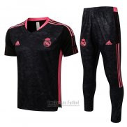 Chandal del Real Madrid Manga Corta 2021-2022 Negro