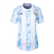 Camiseta Argentina 1ª Mujer 2021