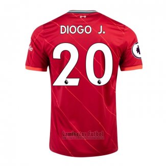 Camiseta Liverpool Jugador Diogo J. 1ª 2021-2022