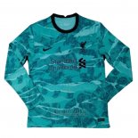 Camiseta Liverpool 2ª Manga Larga 2020-2021