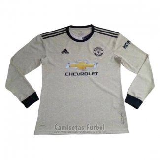 Camiseta Manchester United 2ª Manga Larga 2019-2020