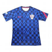 Camiseta de Entrenamiento Croacia 2021 Azul