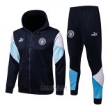 Chandal con Capucha del Manchester City 2021-2022 Azul