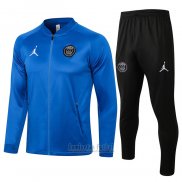 Chandal de Chaqueta del Paris Saint-Germain 2021-2022 Azul