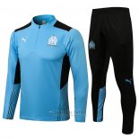 Chandal de Sudadera del Olympique Marsella 2021-2022 Azul