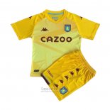 Camiseta Aston Villa Portero Nino 2021-2022 Amarillo