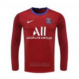 Camiseta Paris Saint-Germain Portero Manga Larga 2020-2021 Rojo