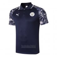 Camiseta Polo del Manchester City 2020-2021 Azul