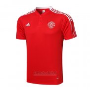 Camiseta Polo del Manchester United 2021-2022 Rojo