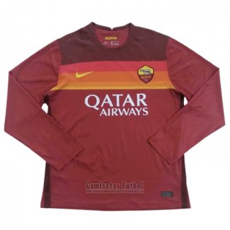 Camiseta Roma 1ª Manga Larga 2020-2021