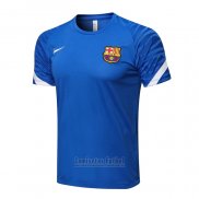 Camiseta de Entrenamiento Barcelona 2021-2022 Azul