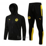 Chandal con Capucha del Borussia Dortmund 2021-2022 Negro