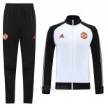 Chandal de Chaqueta del Manchester United 2020-2021 Blanco