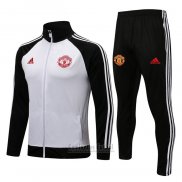 Chandal de Chaqueta del Manchester United 2021-2022 Blanco