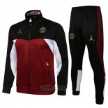 Chandal de Chaqueta del Paris Saint-Germain 2021-2022 Rojo