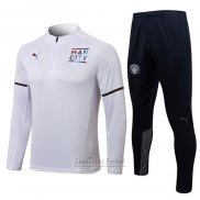 Chandal de Sudadera del Manchester City 2021-2022 Blanco