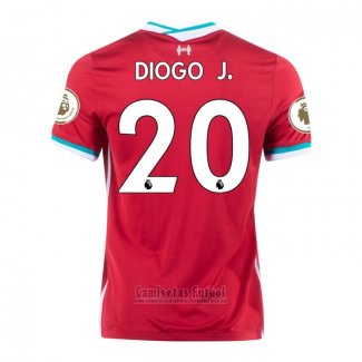 Camiseta Liverpool Jugador Diogo J. 1ª 2020-2021