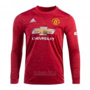 Camiseta Manchester United 1ª Manga Larga 2020-2021
