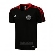 Camiseta de Entrenamiento Manchester United 2021-2022 Negro