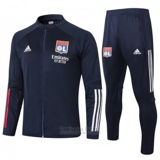 Chandal de Chaqueta del Lyon 2020-2021 Azul