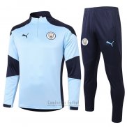 Chandal de Sudadera del Manchester City 2020-2021 Azul