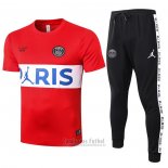 Chandal del Paris Saint-Germain Jordan Manga Corta 2020-2021 Rojo