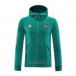 Chaqueta con Capucha del Arsenal 2020-2021 Verde